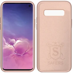 Samsung Galaxy S10 - Silikon Case mit Mikrofaser-Innenseite