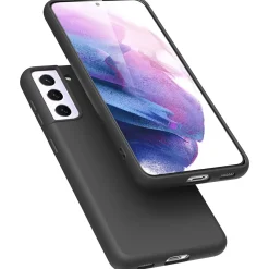 Samsung Galaxy S21 - Silikon Case mit Mikrofaser-Innenseite