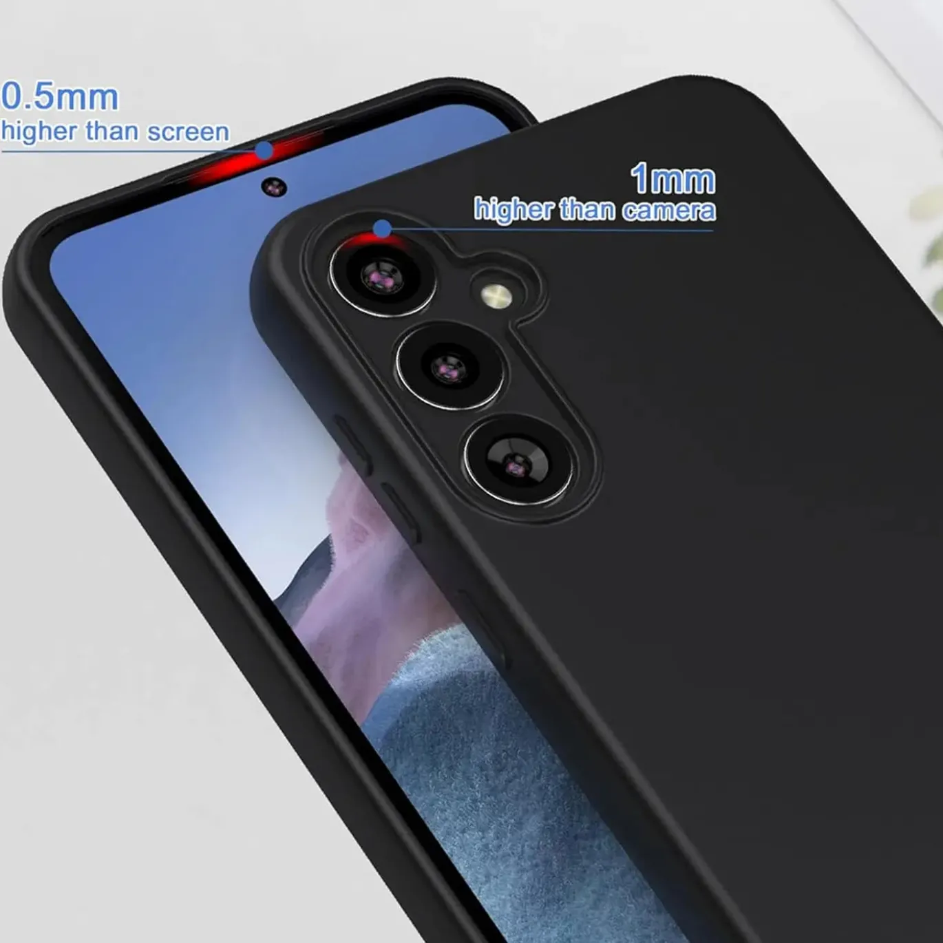 Samsung Galaxy S25 - Slim Silikon Backcover Schwarz