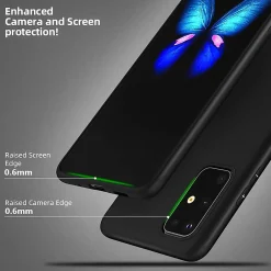 Samsung Galaxy S20 - Slim Silikon Backcover Schwarz