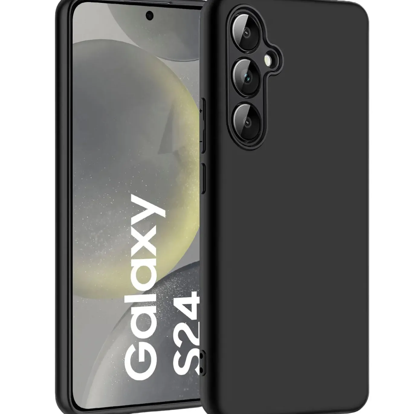 Samsung Galaxy S24 - Slim Silikon Backcover Schwarz