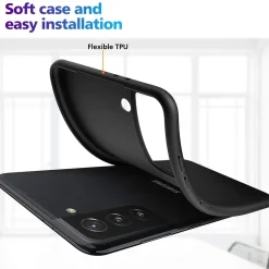 Samsung Galaxy S22 - Slim Silikon Backcover Schwarz