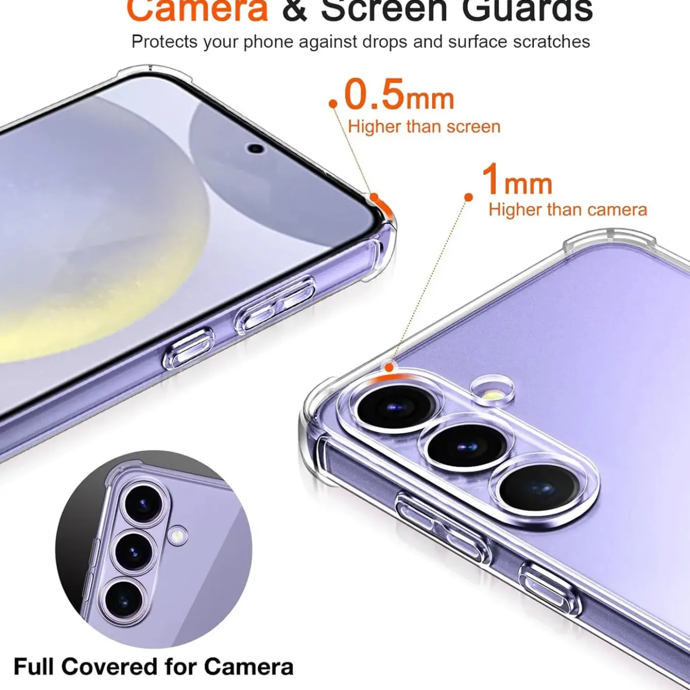 Samsung Galaxy S24 - Stoßfestes Clear Case