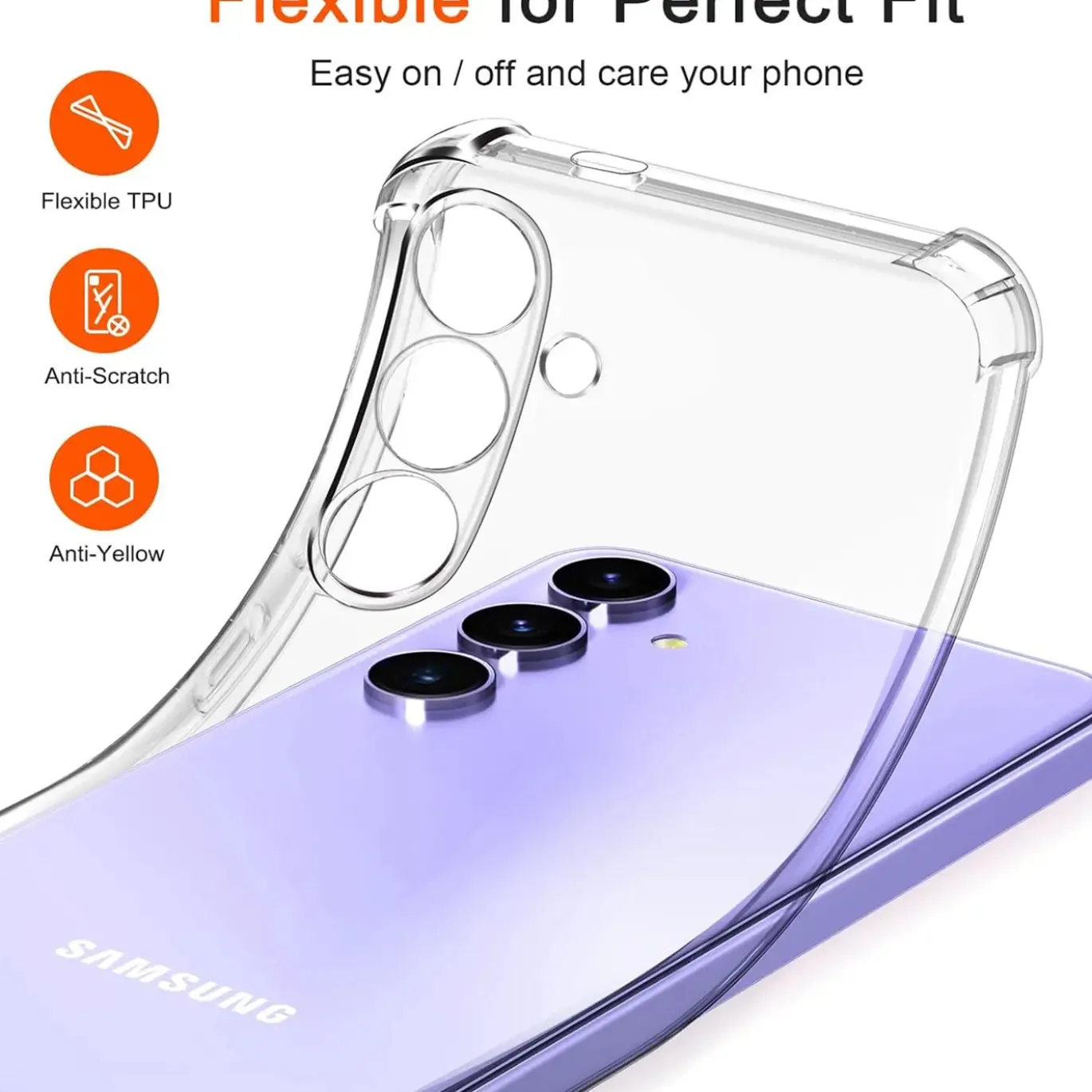 Samsung Galaxy S24 - Stoßfestes Clear Case