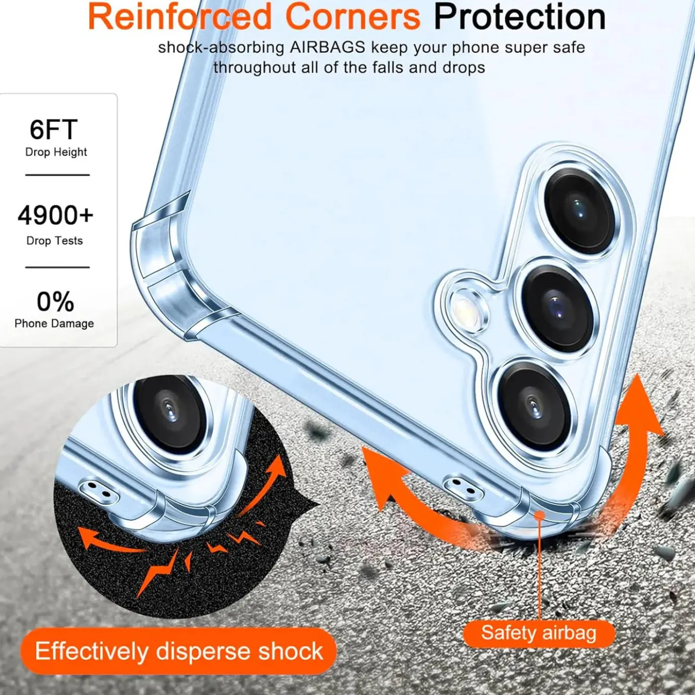 Samsung Galaxy S25 - Stoßfestes Clear Case