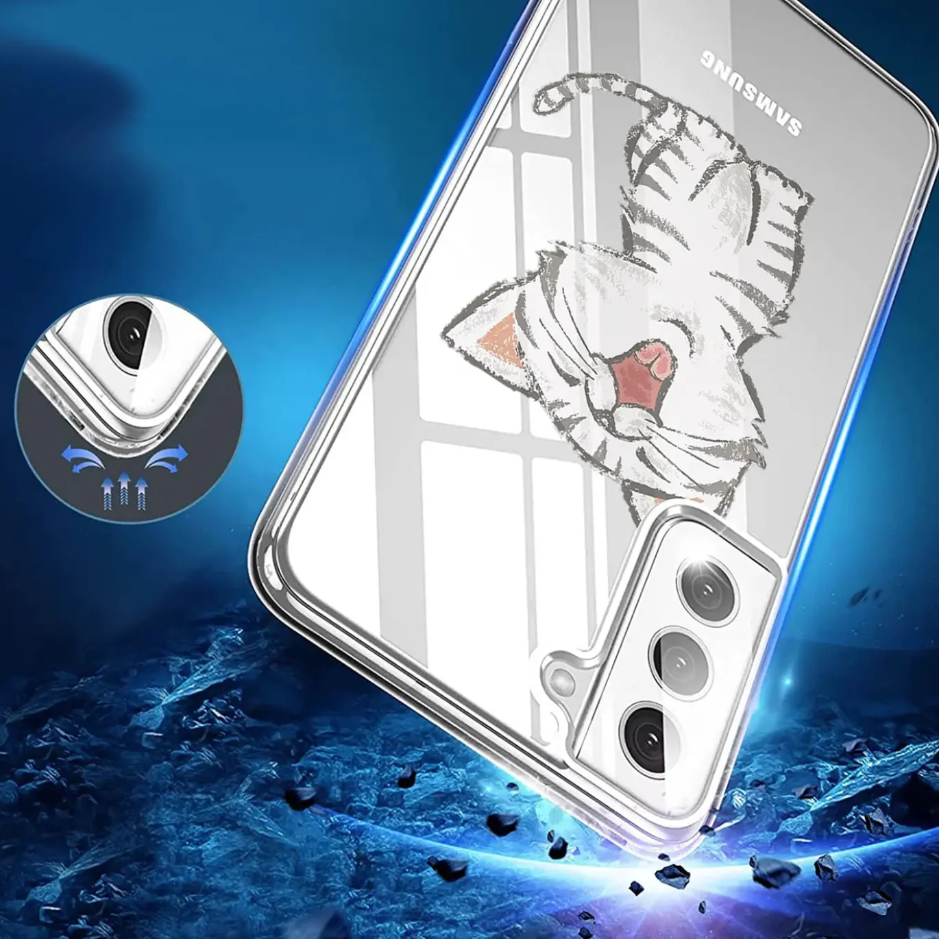Samsung Galaxy S22 - TPU Case mit Motivdruck