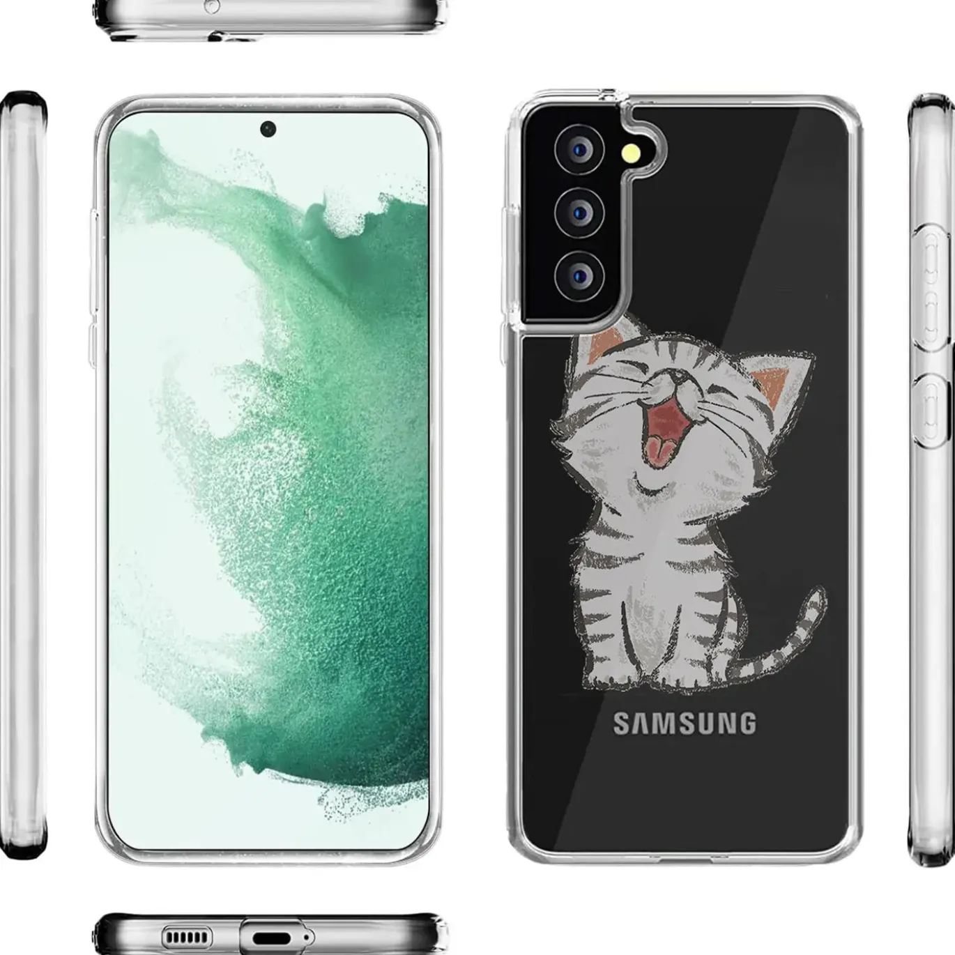 Samsung Galaxy S22 - TPU Case mit Motivdruck