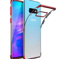 Samsung Galaxy S10 - Transparente Hülle mit Akzenten