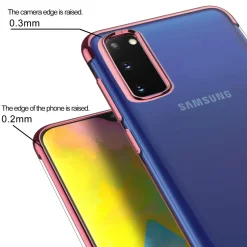 Samsung Galaxy S20 - Transparente Hülle mit Akzenten