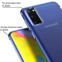 Samsung Galaxy S20 - Transparente Hülle mit Akzenten