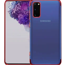 Samsung Galaxy S20 - Transparente Hülle mit Akzenten
