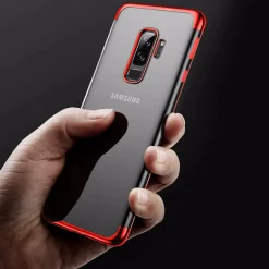 Samsung Galaxy S9 - Transparente Hülle mit Akzenten