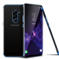 Samsung Galaxy S9 - Transparente Hülle mit Akzenten