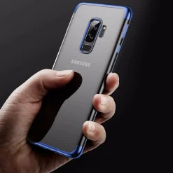 Samsung Galaxy S9 - Transparente Hülle mit Akzenten