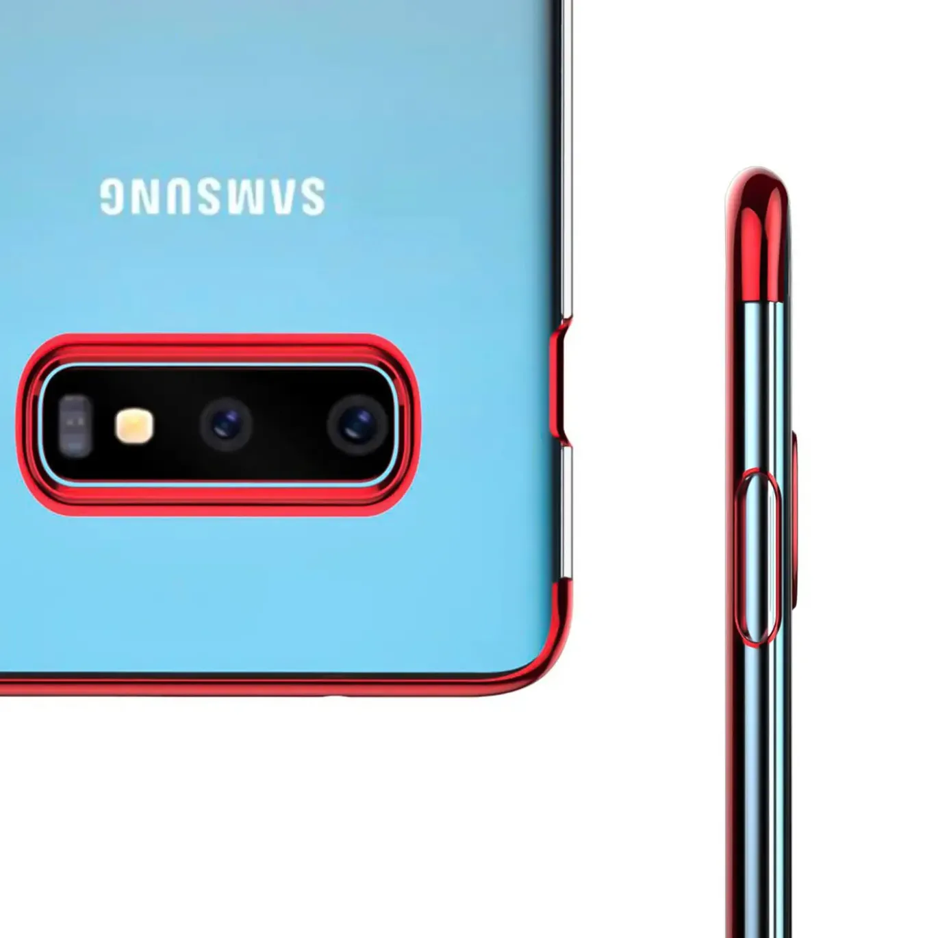 Samsung Galaxy S7 - Transparente Hülle mit Akzenten