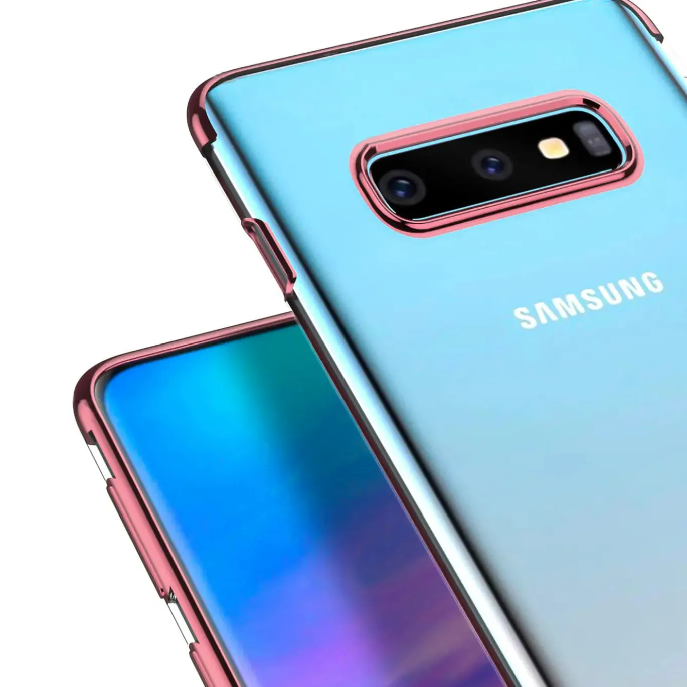 Samsung Galaxy S7 - Transparente Hülle mit Akzenten