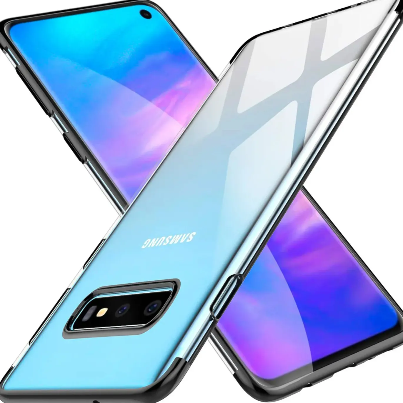 Samsung Galaxy S7 - Transparente Hülle mit Akzenten