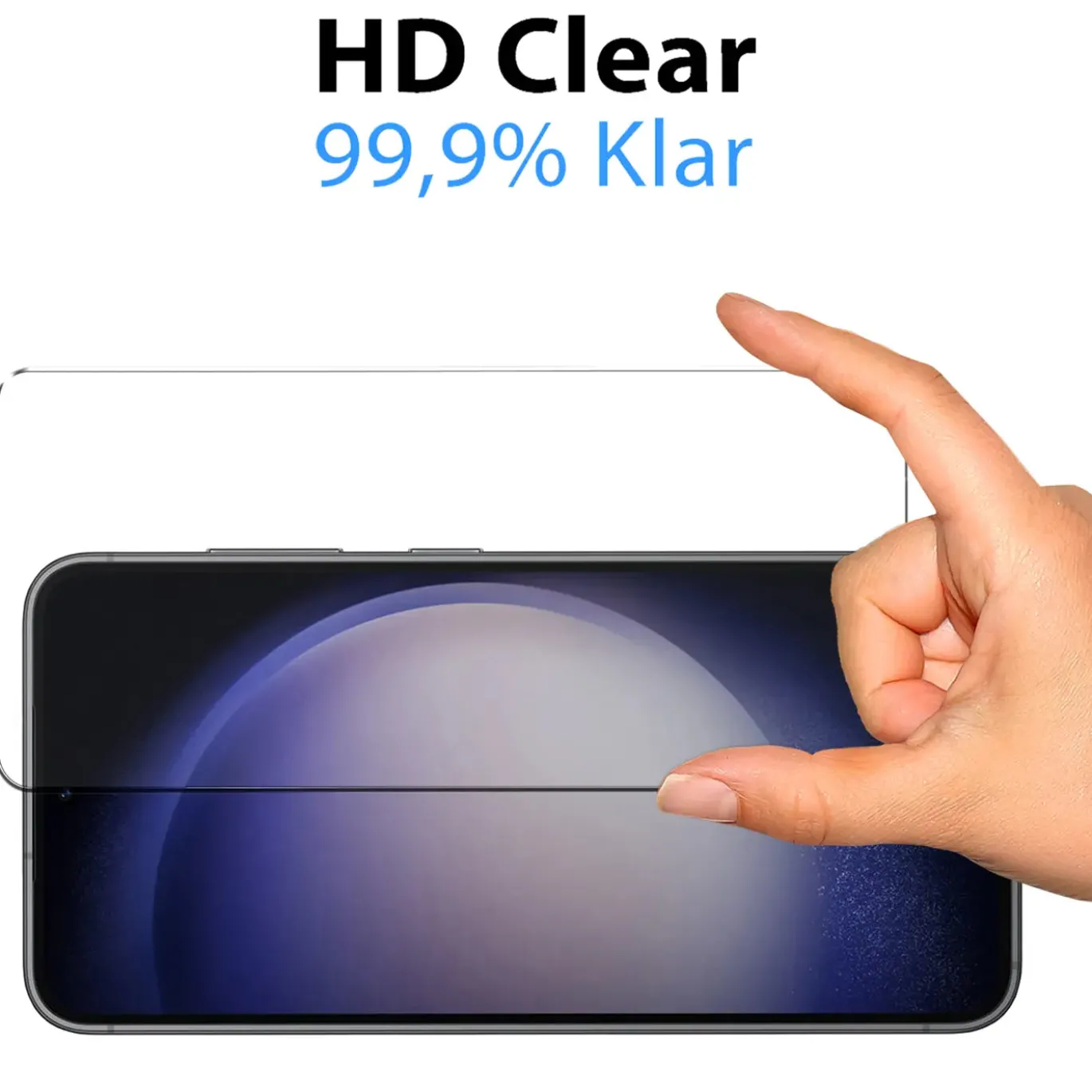Samsung Galaxy S23 - 2x 9H Panzer Glasfolie, Displayfolie