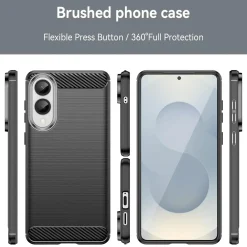 Samsung Galaxy S25 Edge - Carbon Case Hülle, stoßfest