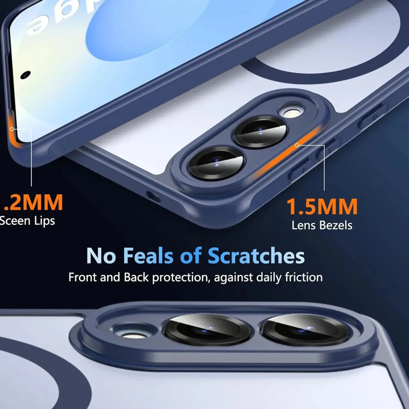 Samsung Galaxy S25 Edge - Farbige MagSafe Hülle mit Kameraschutz