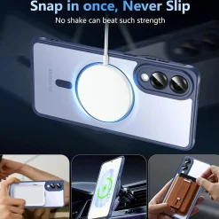 Samsung Galaxy S25 Edge - Farbige MagSafe Hülle mit Kameraschutz