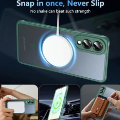 Samsung Galaxy S25 Edge - Farbige MagSafe Hülle mit Kameraschutz