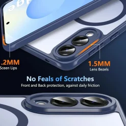 Samsung Galaxy S25 Edge - Farbige MagSafe Hülle mit Kameraschutz