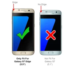 Samsung Galaxy S7 Edge - Fullscreen TPU Panzerglas, 2 Stück