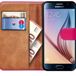 Samsung Galaxy S6 Edge - Klapphülle mit Kartenfächern