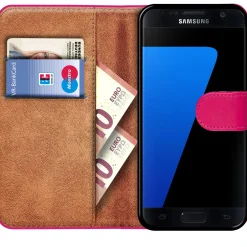 Samsung Galaxy S7 Edge - Klapphülle mit Kartenfächern