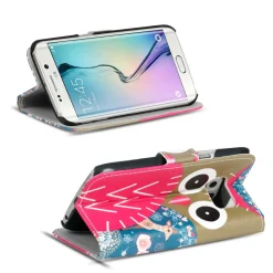 Samsung Galaxy S6 Edge - Motiv Klapphülle mit Kartenfächern & Standfunktion