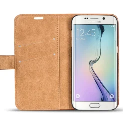 Samsung Galaxy S6 Edge - Retro Klapphülle mit Karten- & Geldfach
