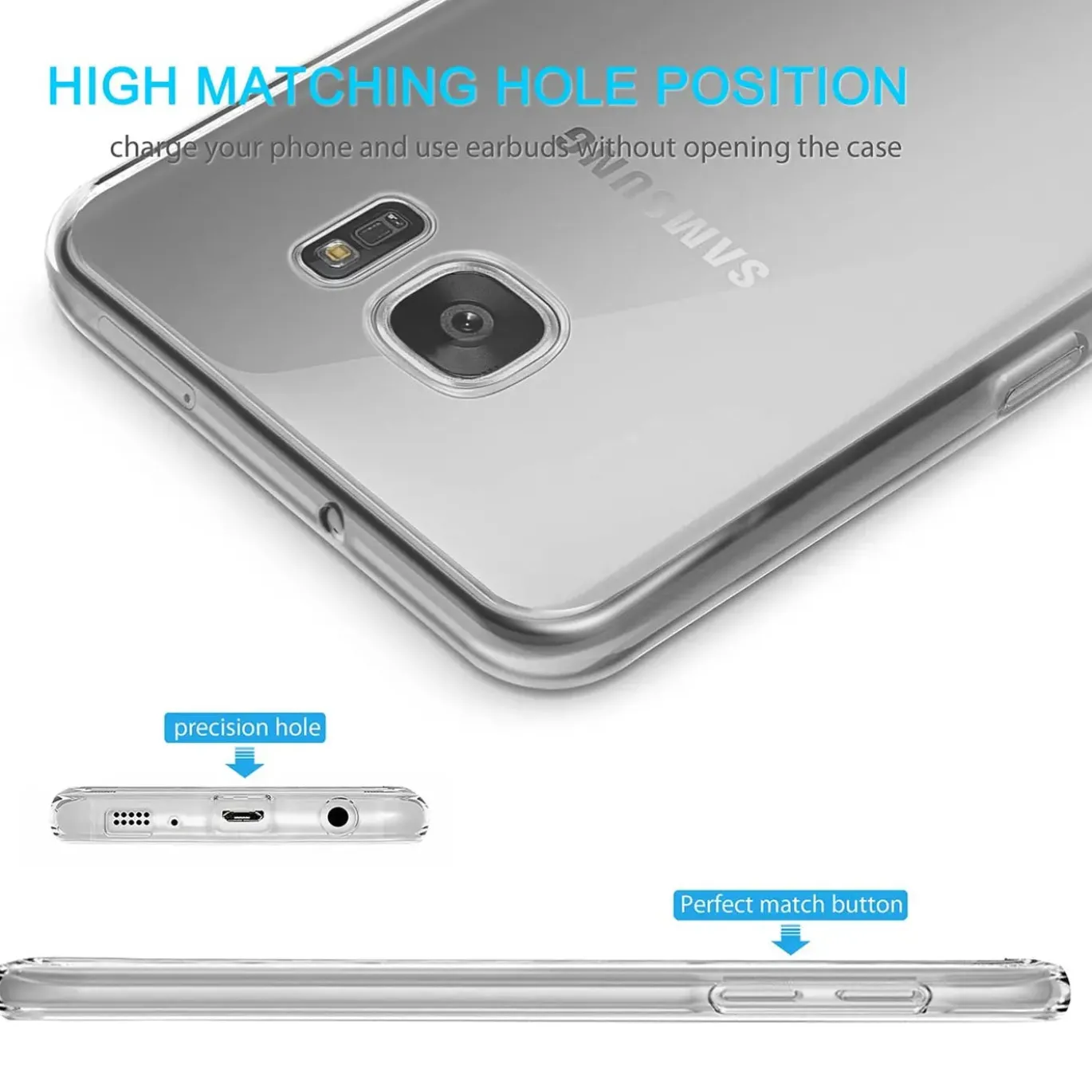Samsung Galaxy S7 Edge - Slim Clear Case Hülle
