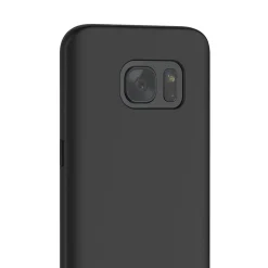Samsung Galaxy S7 Edge - Slim Silikon Backcover Schwarz