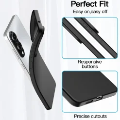 Samsung Galaxy S25 Edge - Slim Silikon Backcover Schwarz