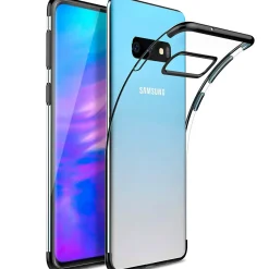 Samsung Galaxy S7 Edge - Transparente Hülle mit Akzenten