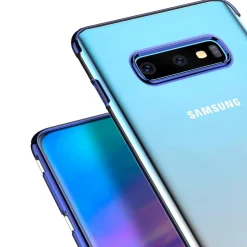 Samsung Galaxy S6 Edge - Transparente Hülle mit Akzenten