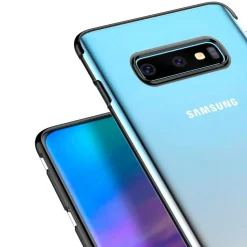 Samsung Galaxy S6 Edge - Transparente Hülle mit Akzenten
