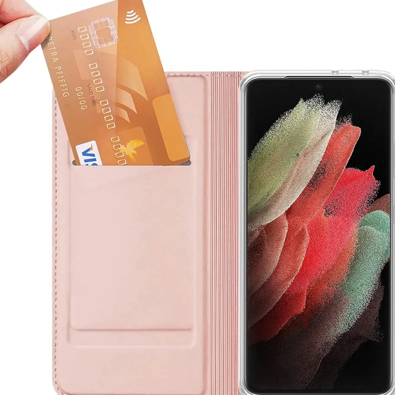 Samsung Galaxy S21 FE - Booklet Case mit Magnetverschluss