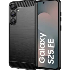 Samsung Galaxy S25 FE - Carbon Case Hülle, stoßfest