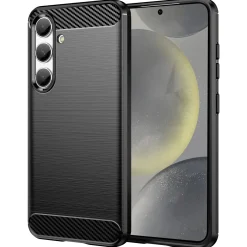 Samsung Galaxy S24 FE - Carbon Case Hülle, stoßfest
