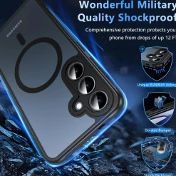 Samsung Galaxy S24 FE - Farbige MagSafe Hülle mit Kameraschutz