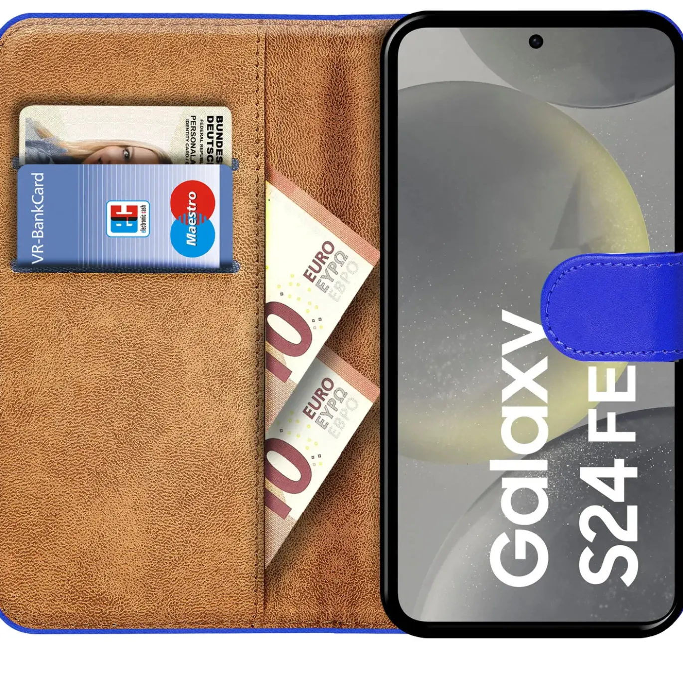 Samsung Galaxy S24 FE - Klapphülle mit Kartenfächern