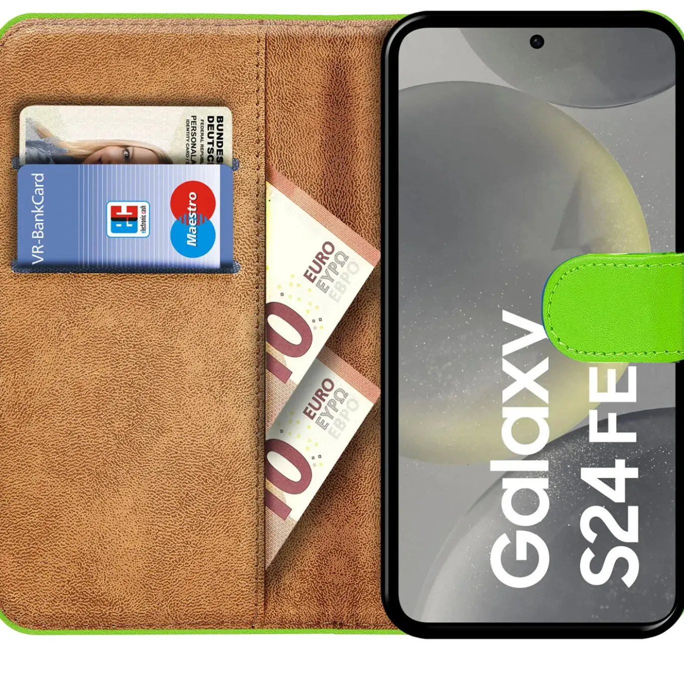 Samsung Galaxy S24 FE - Klapphülle mit Kartenfächern