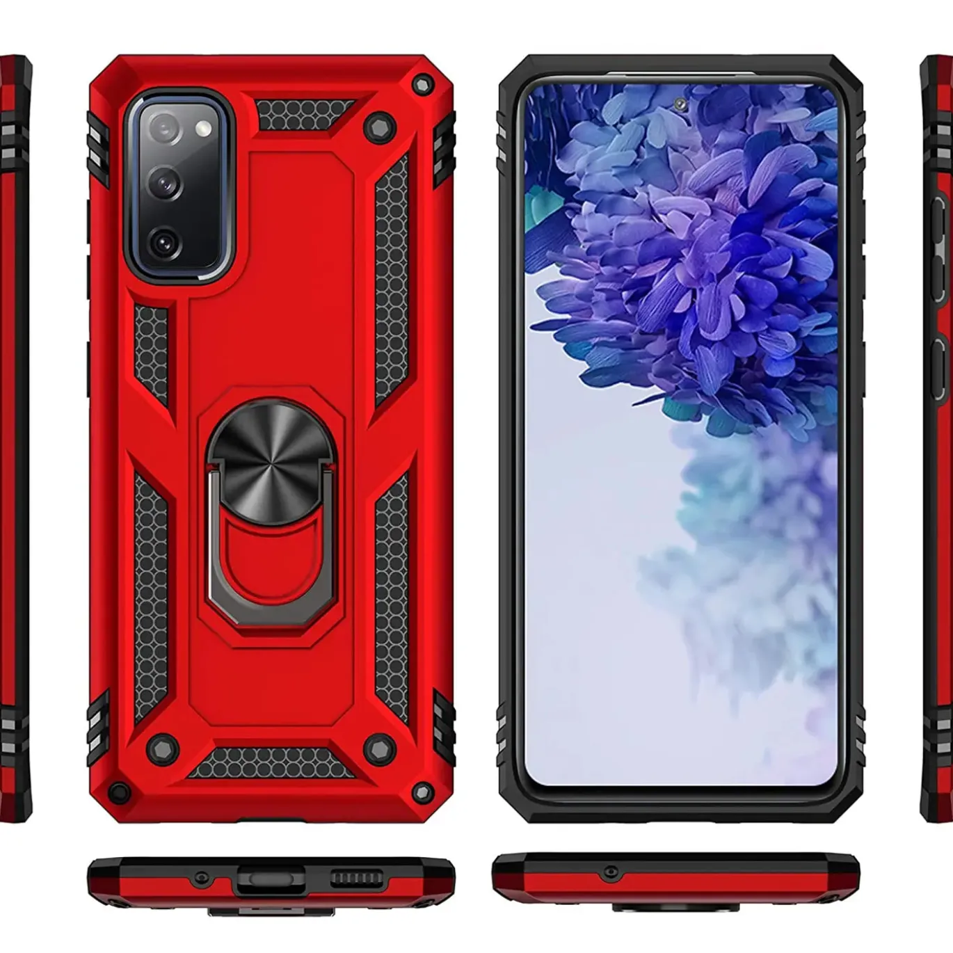 Samsung Galaxy S20 FE - Outdoor Hardcase mit Ringhalter