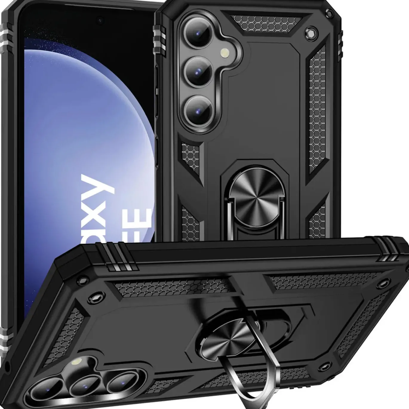 Samsung Galaxy S23 FE - Outdoor Hardcase mit Ringhalter