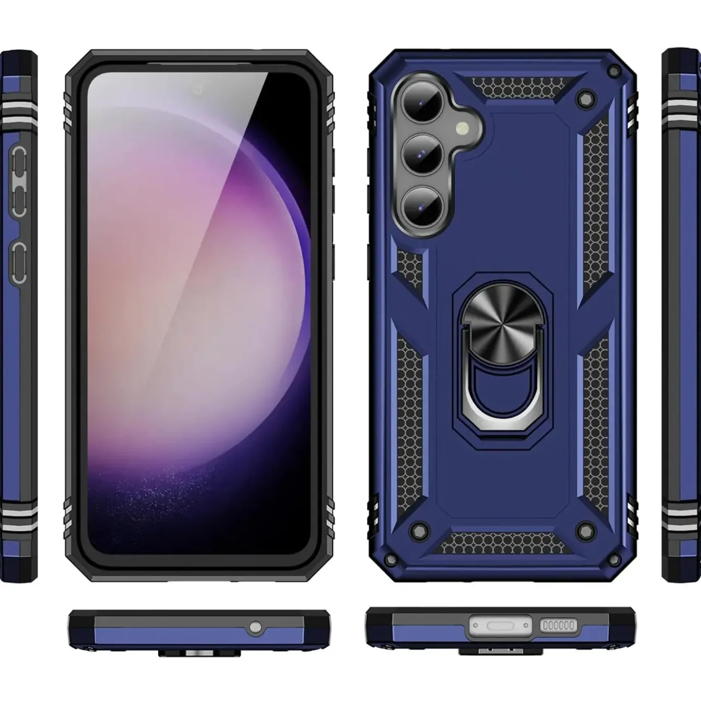 Samsung Galaxy S23 FE - Outdoor Hardcase mit Ringhalter