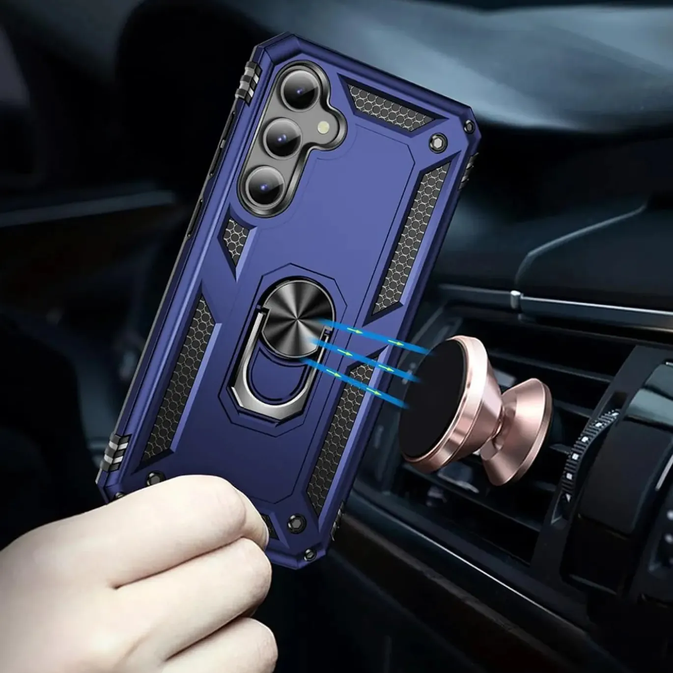 Samsung Galaxy S23 FE - Outdoor Hardcase mit Ringhalter