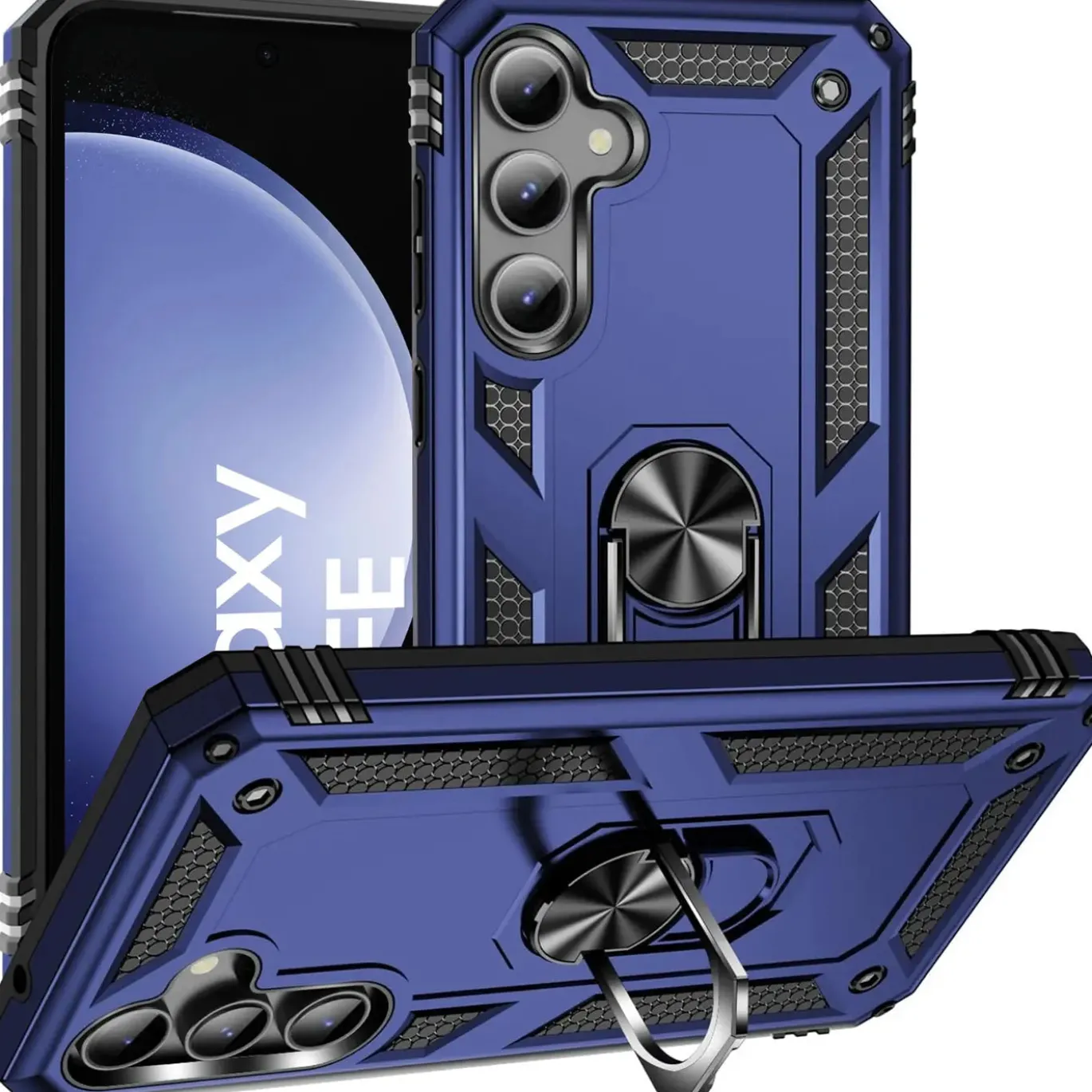 Samsung Galaxy S23 FE - Outdoor Hardcase mit Ringhalter