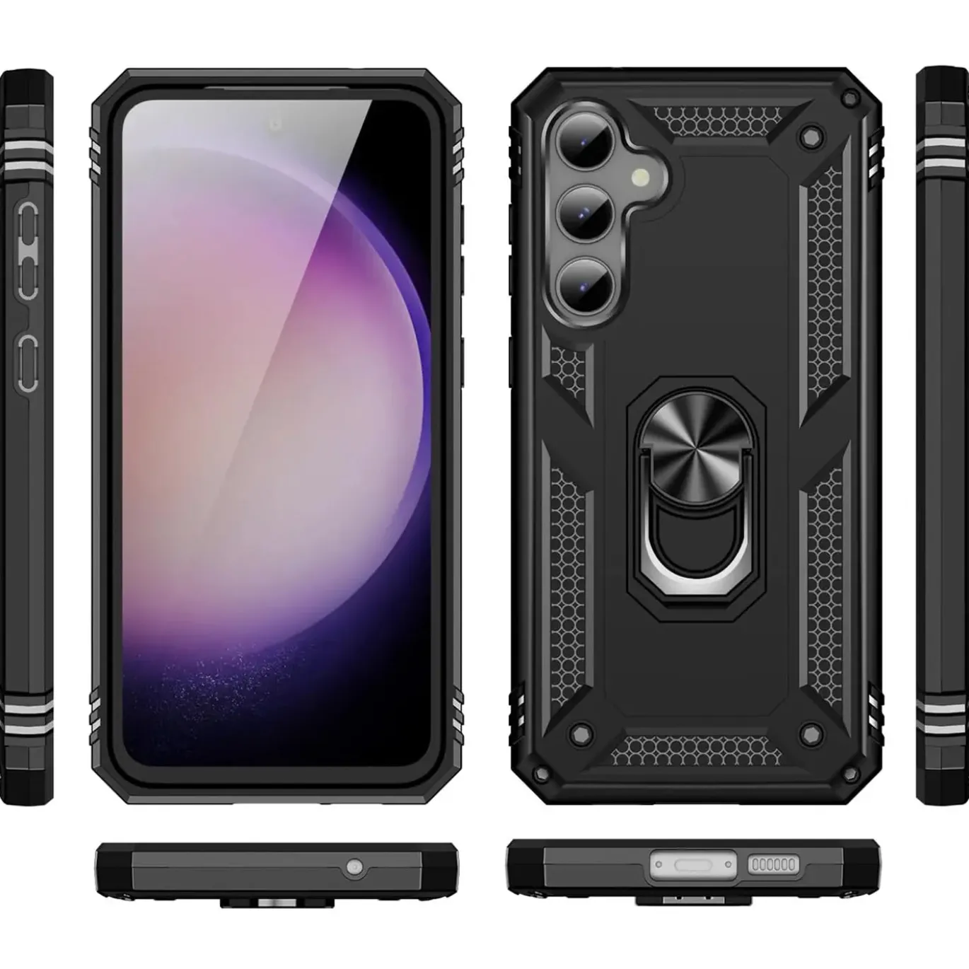 Samsung Galaxy S23 FE - Outdoor Hardcase mit Ringhalter